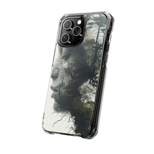 Serene Symbiosis - Phone Case for iPhone (Clear Impact - Magnetic)