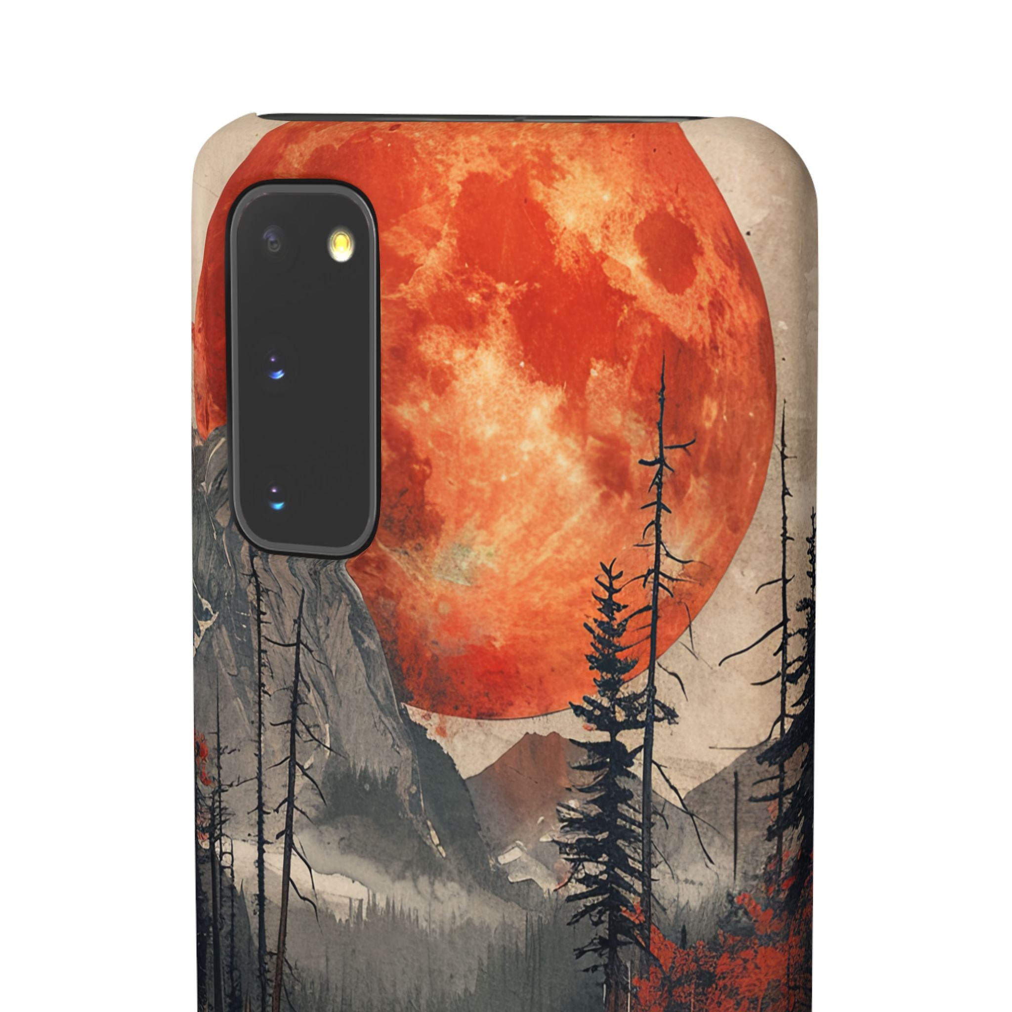 Celestial Glow Over Reflective Landscape Samsung S20 - Slim Phone Case