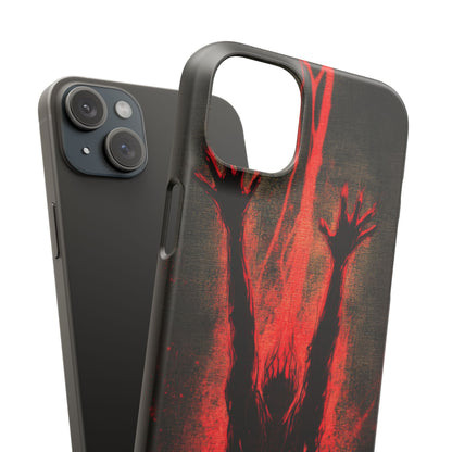 Gothic Crimson Ascension iPhone 15 - Slim Phone Case