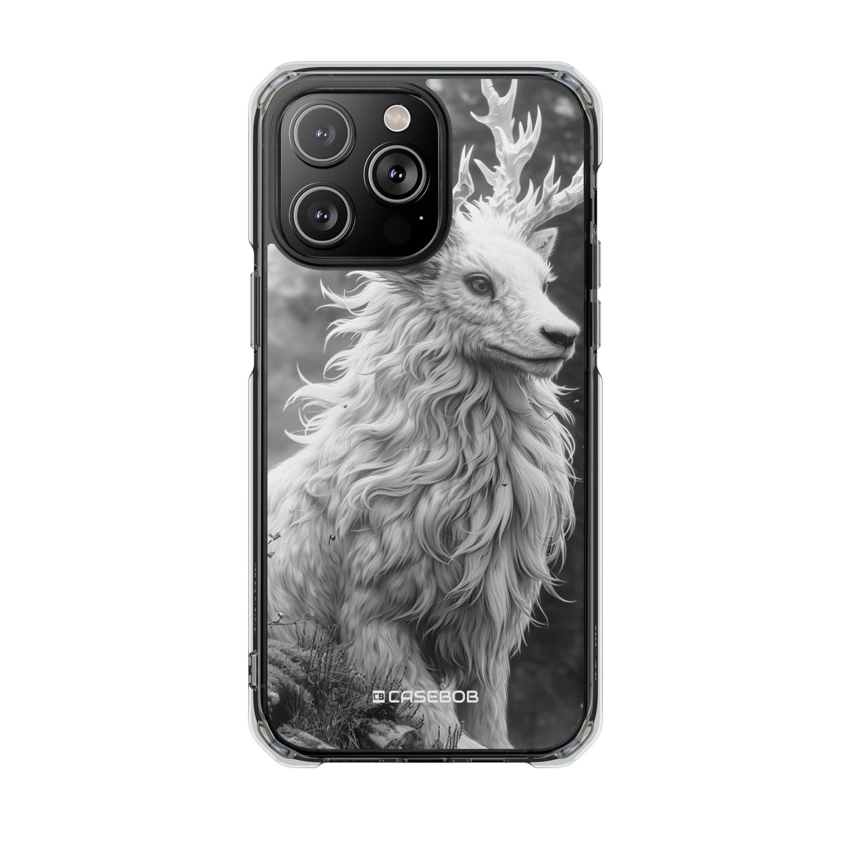 Majestic Forest Guardian - Phone Case for iPhone (Clear Impact - Magnetic)