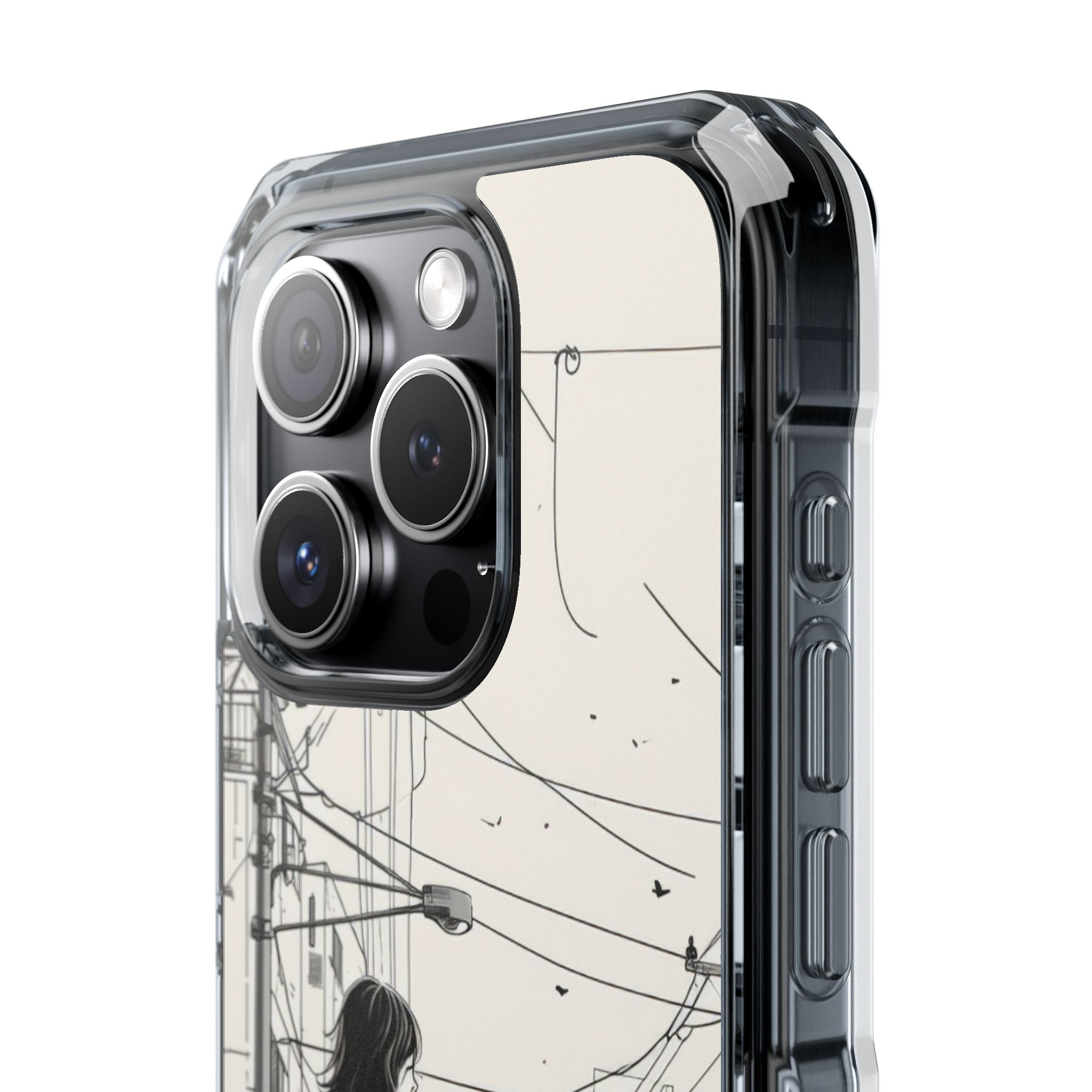 Urban Zen Serenity iPhone 15 - Clear Impact Phone Case