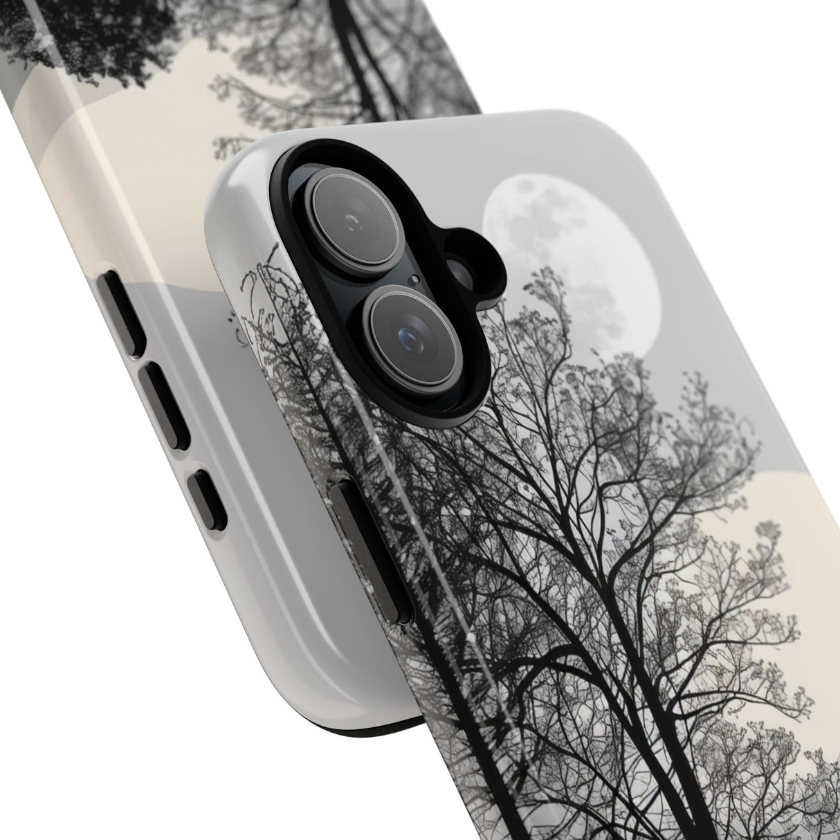 Moonlit Serenity: Minimalist Nature Design - for iPhone 16