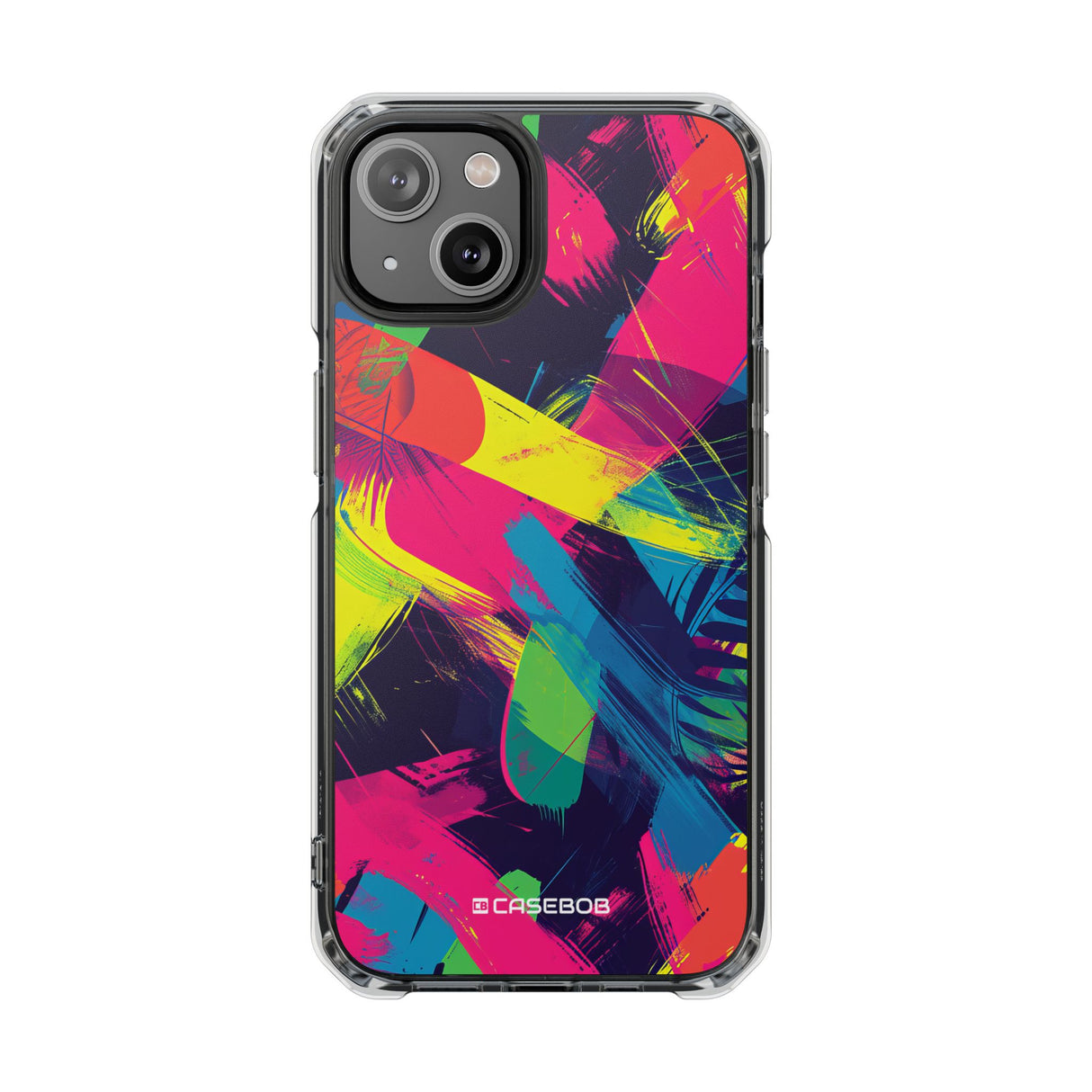 Pantone Neon Patterns | Handyhülle für iPhone (Clear Impact Case – magnetisch)