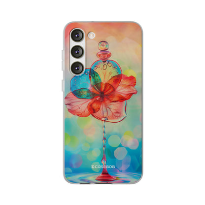 Verträumte Liquid Bloom | Flexible Handyhülle für Samsung Galaxy