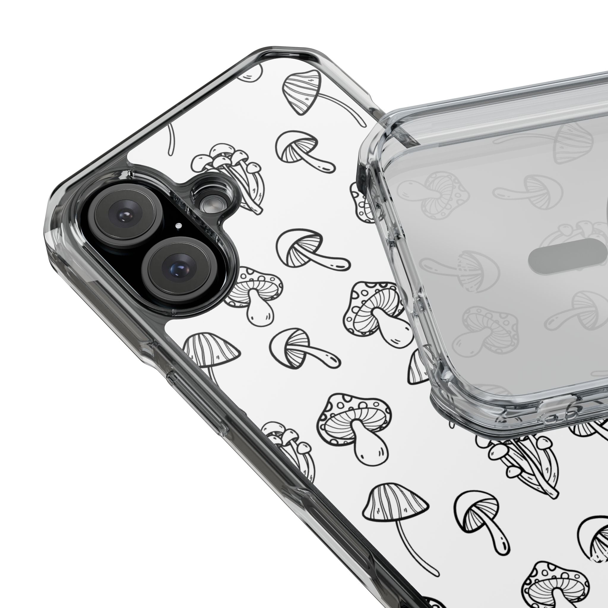 Mushroom Line Play iPhone Case - Impact