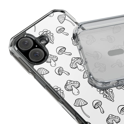 Mushroom Line Play iPhone Case - Impact
