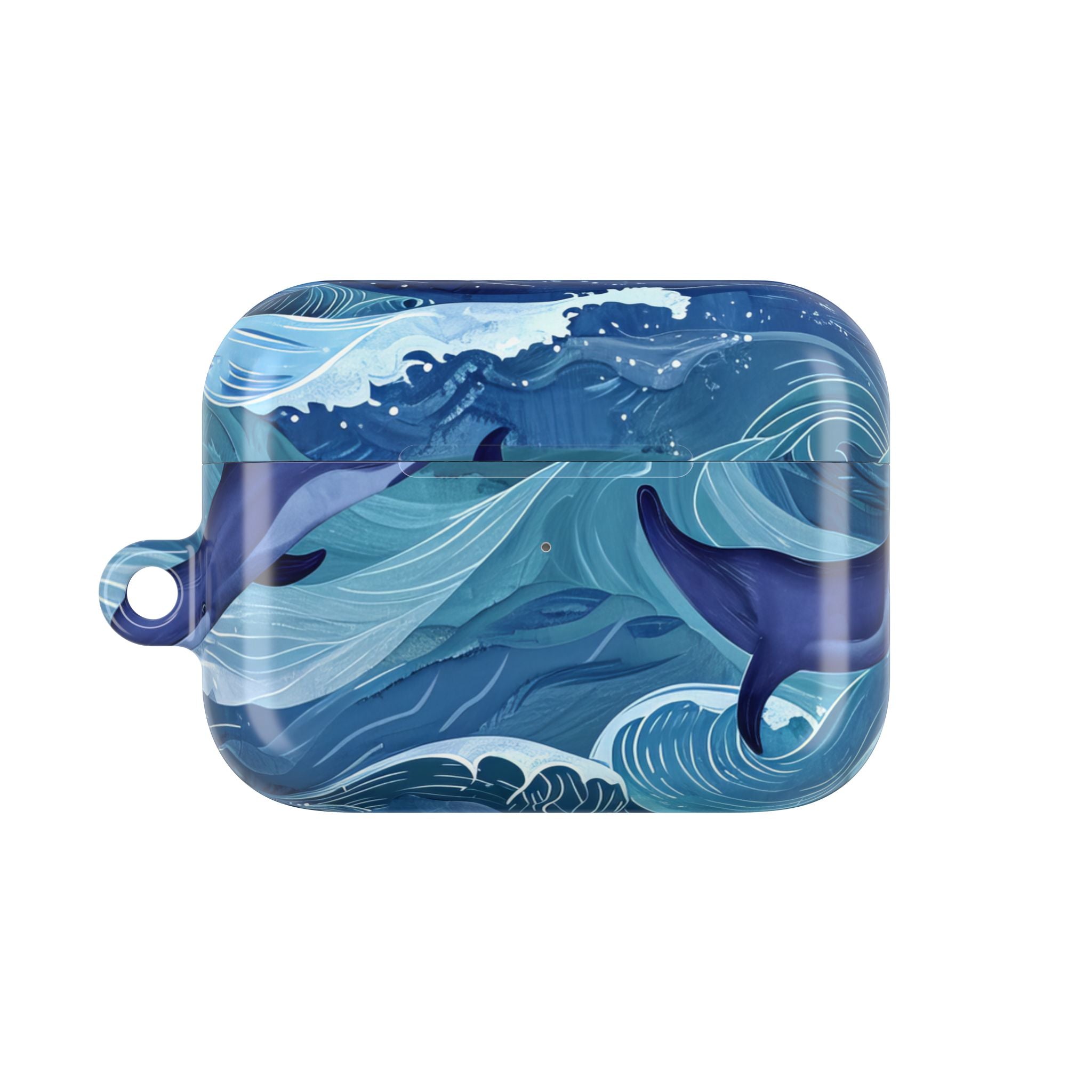 Dolphin Wave Dance - AirPods Case