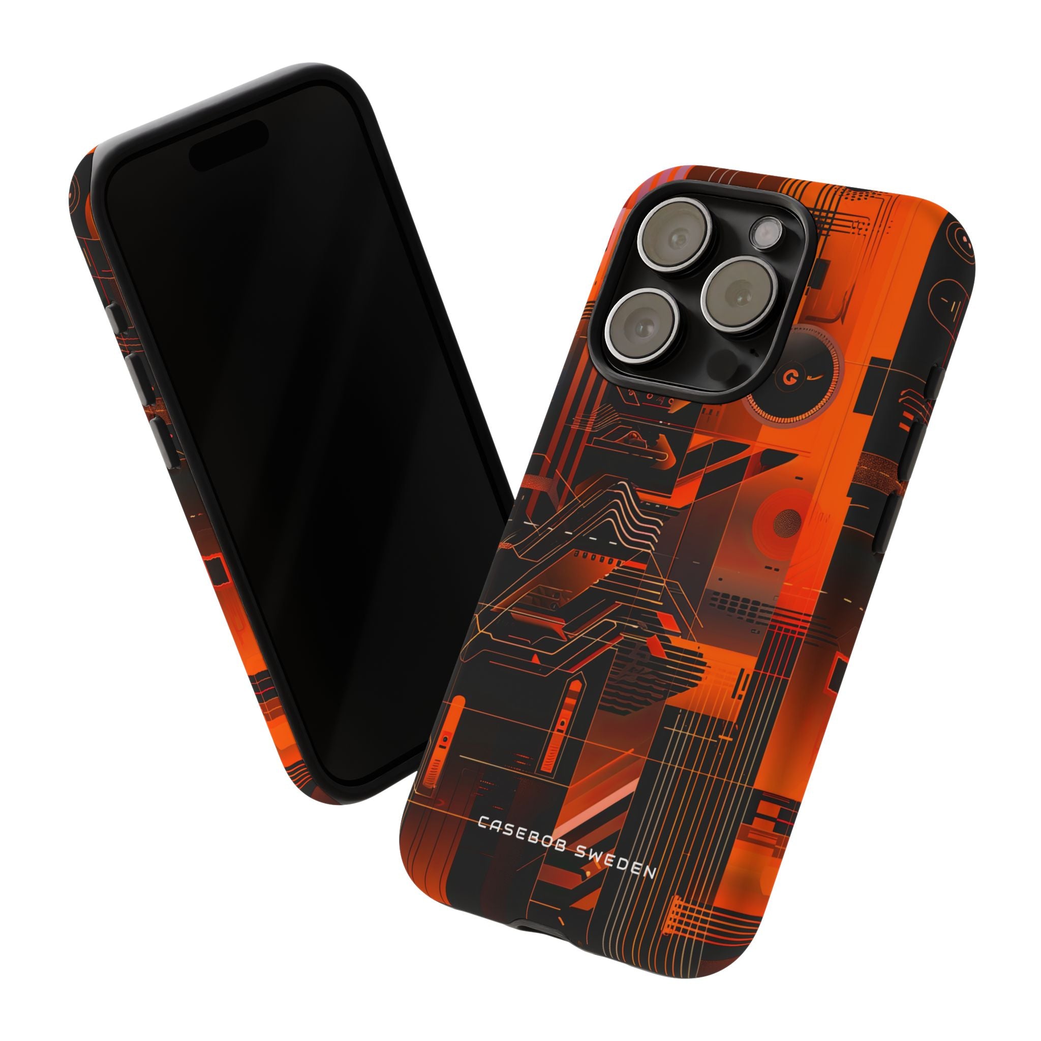 Gradient Circuitburst iPhone 15 - Tough Phone Case