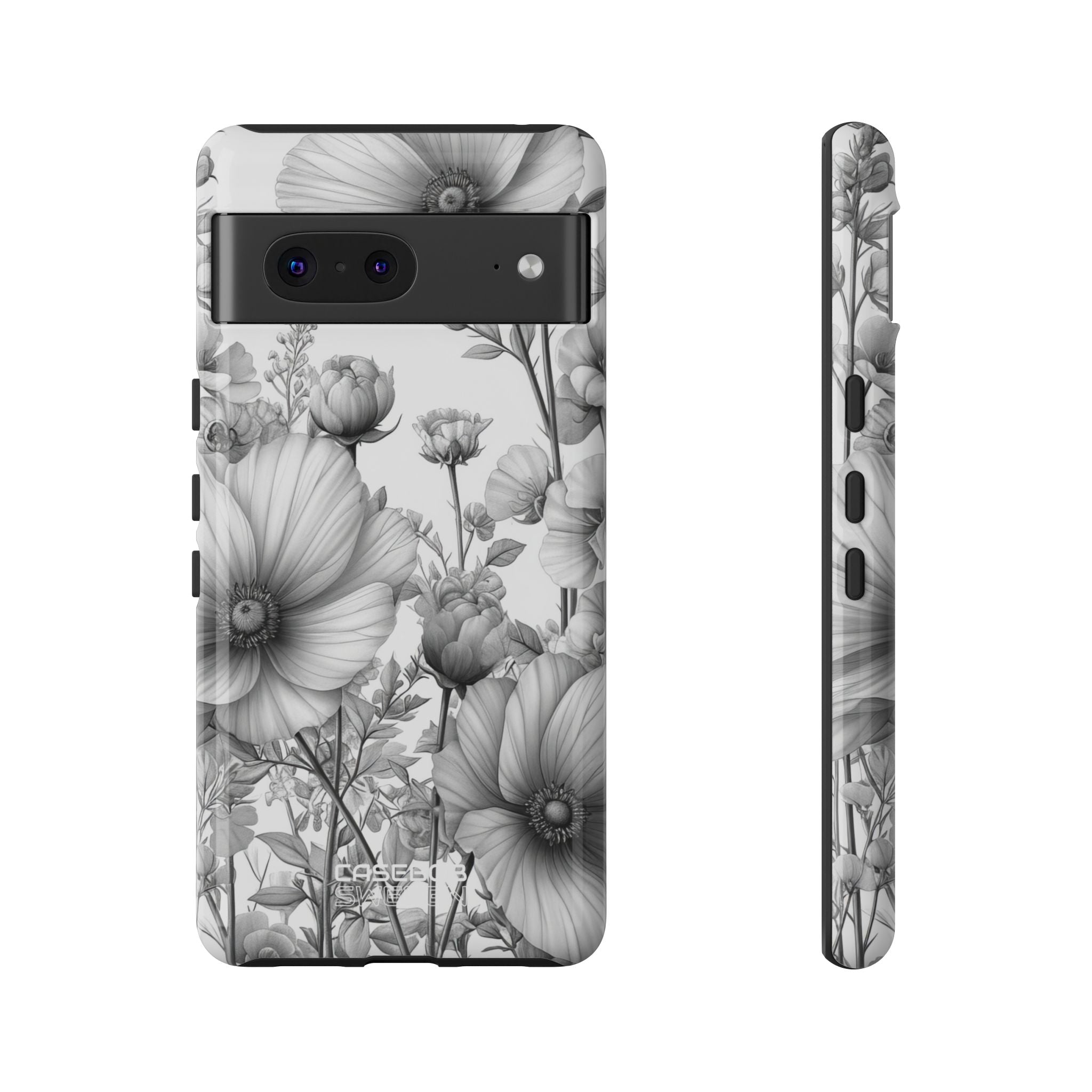 Vintage Floral Etching Google Pixel 7 - Tough