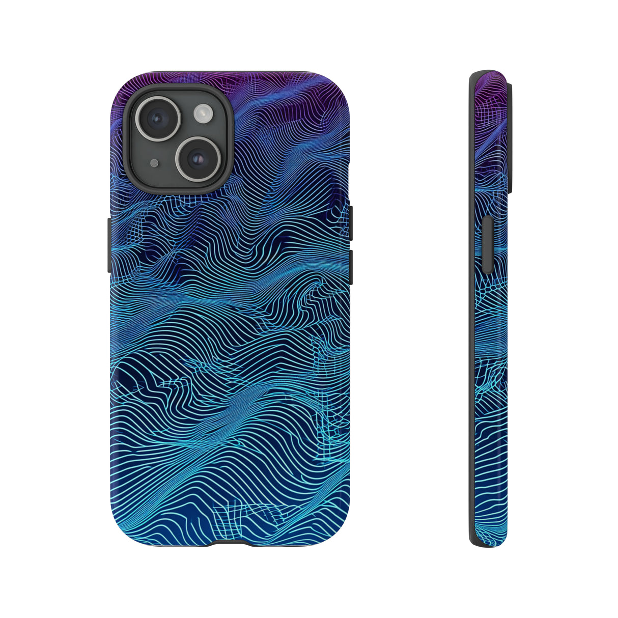 AI Interface: Tech Gradient - Protective Phone Case