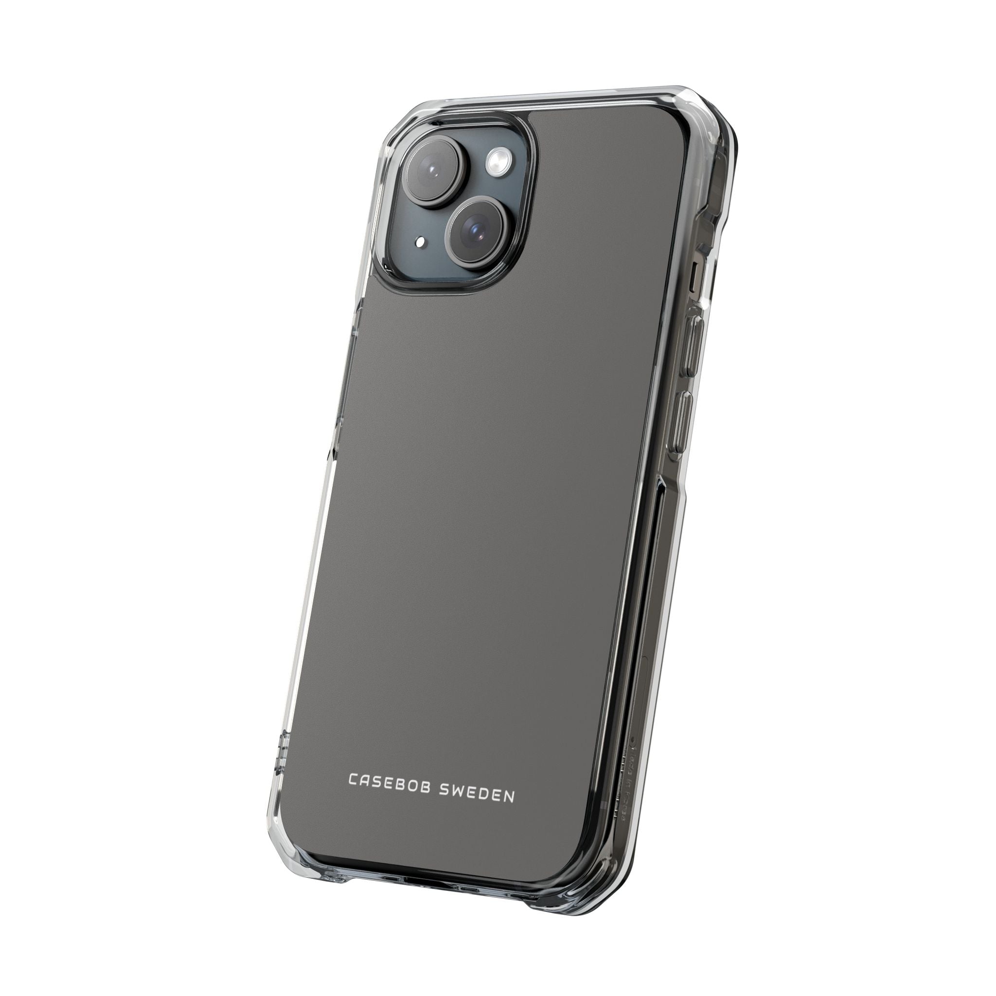 Dim Gray iPhone 15 - Clear Impact Phone Case