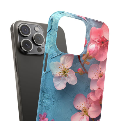 Blossom Serenity Case - Slim iPhone 15 Phone Case