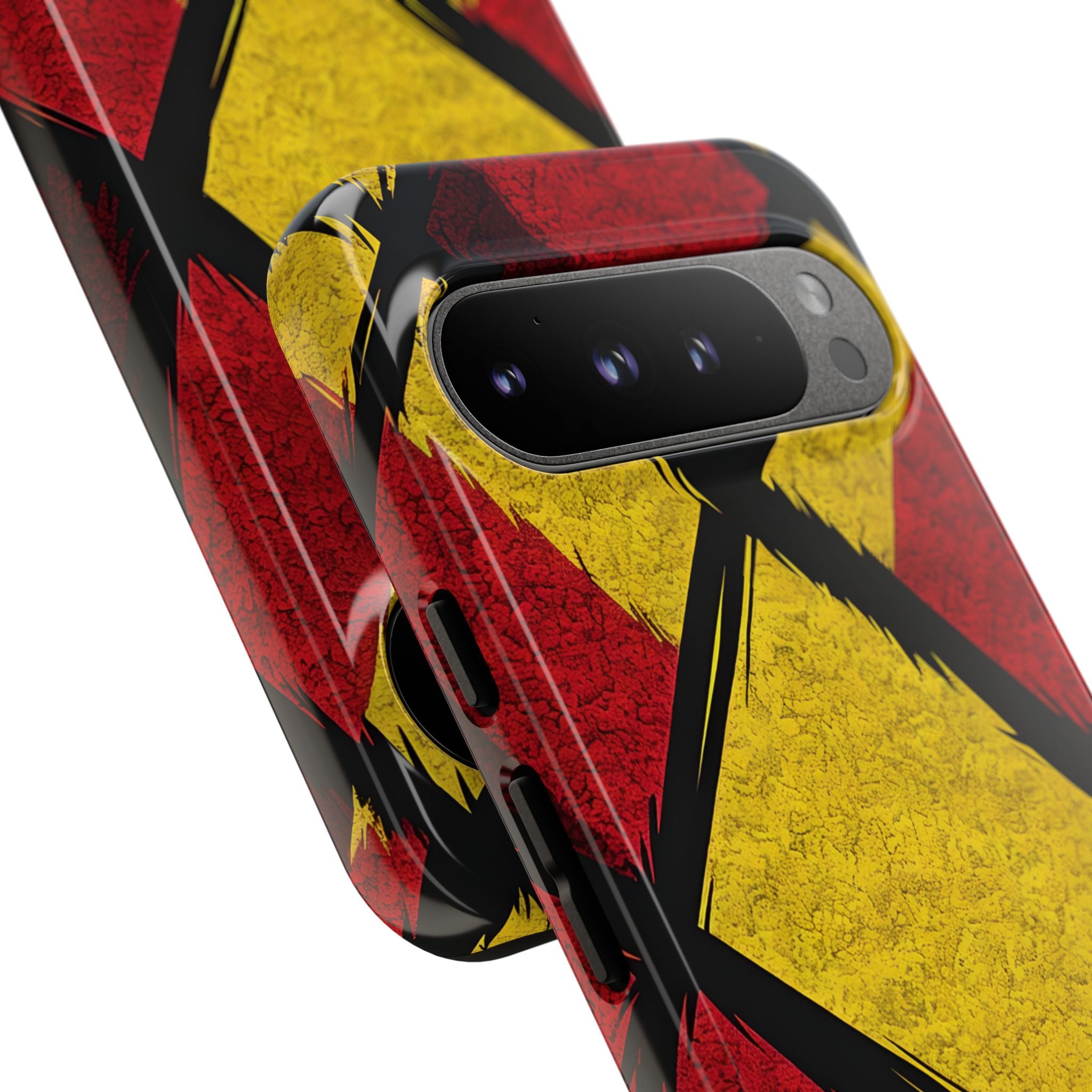 Cracked Diamond Grid Google Pixel 9 Pro XL Case- Tough