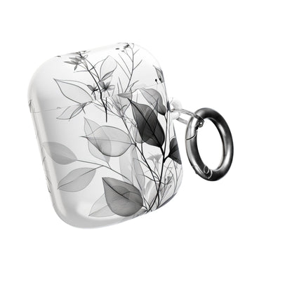 Silver Leaves - AirPods Case