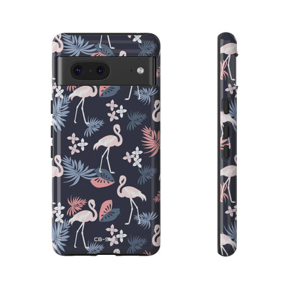 Flamingos Dance Playfully - Google Pixel Case