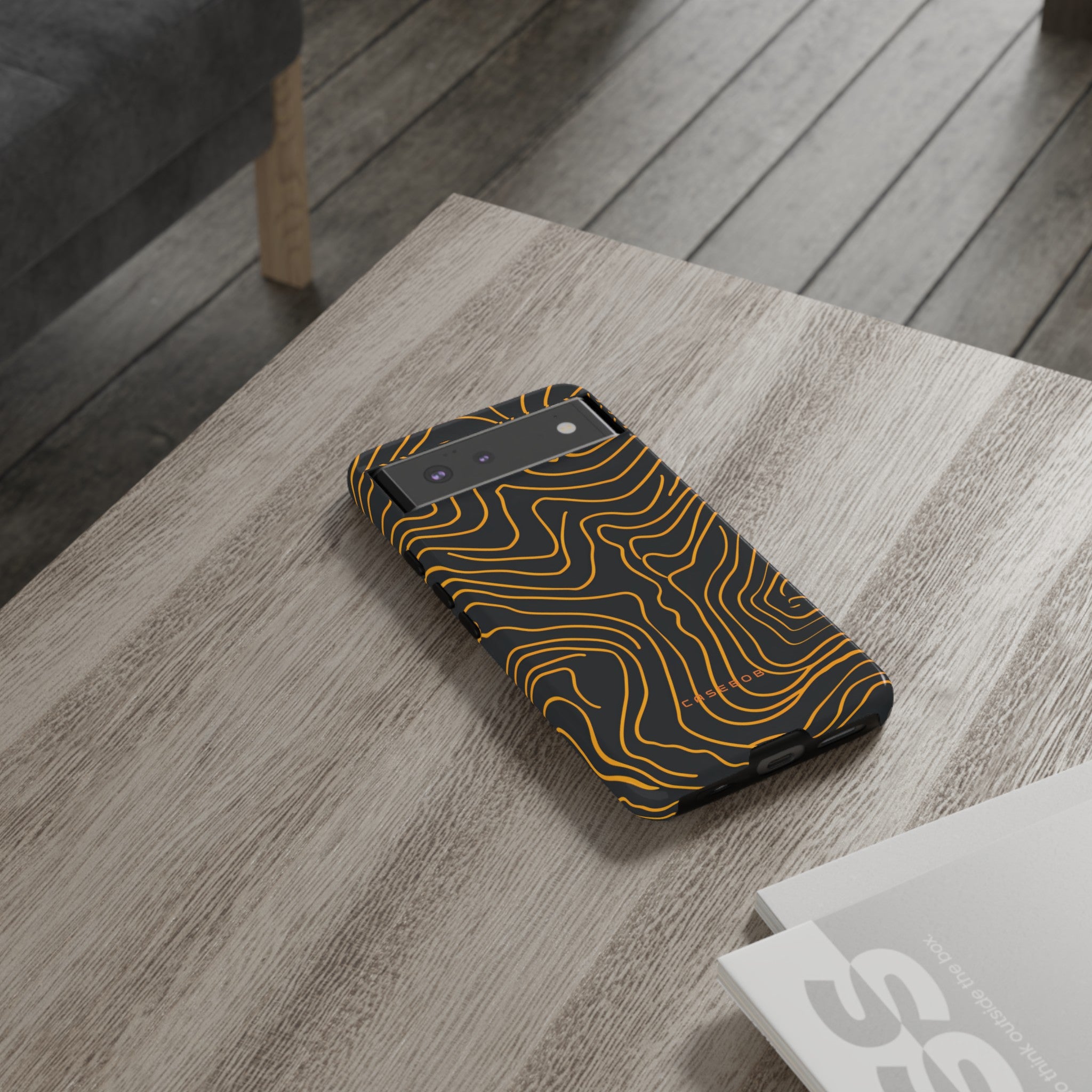 Linear Yellow Chic - Protective Phone Case