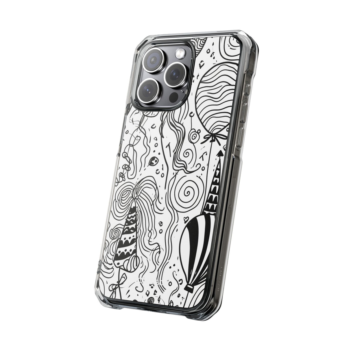 Whimsical Festivity - Phone Case for iPhone (Clear Impact - Magnetic)