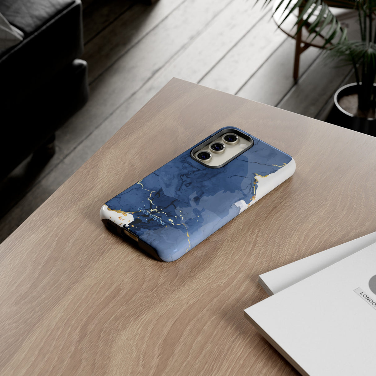 Timeless Blue Watercolor - Protective Phone Case