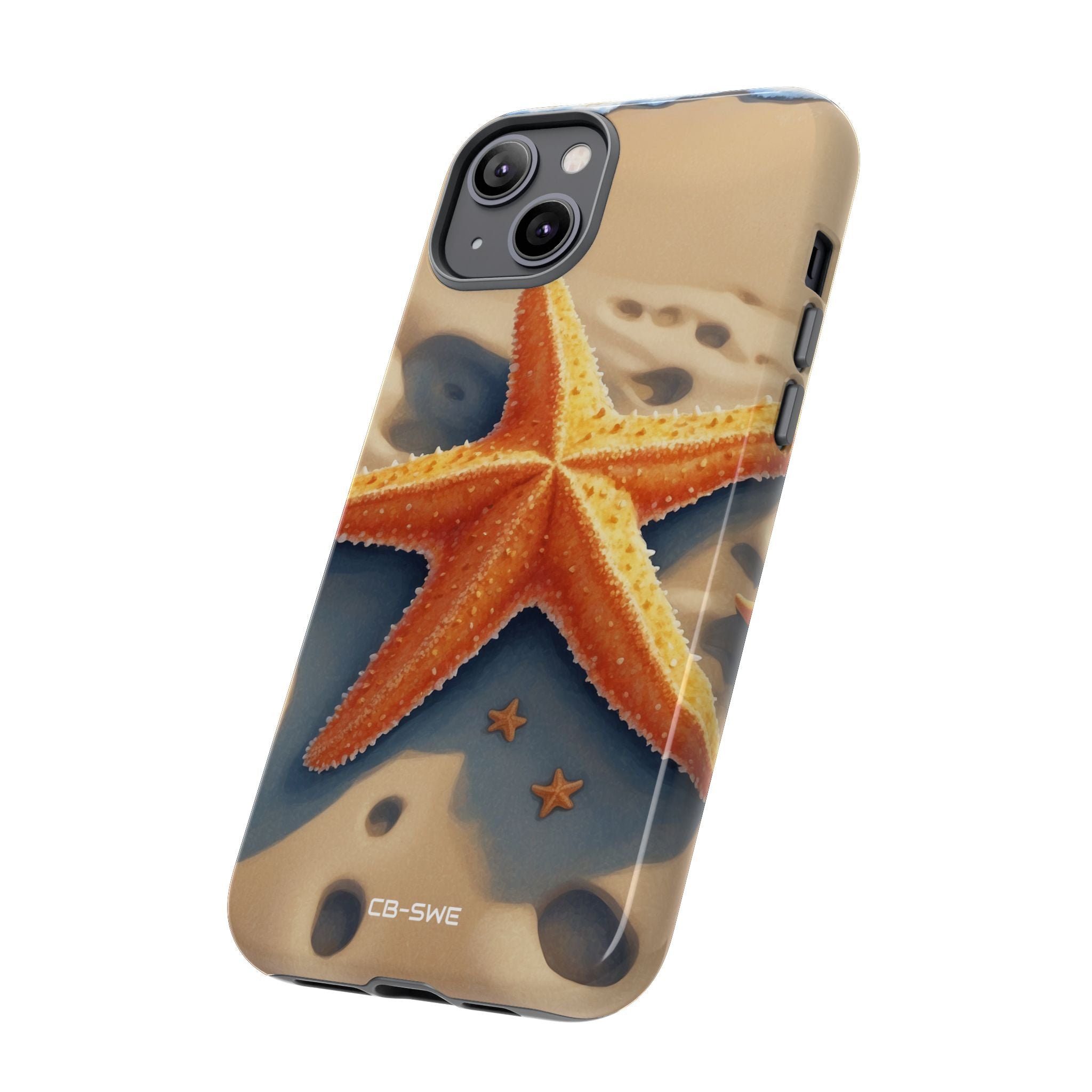 Starfish Rests On Sand - iPhone Case