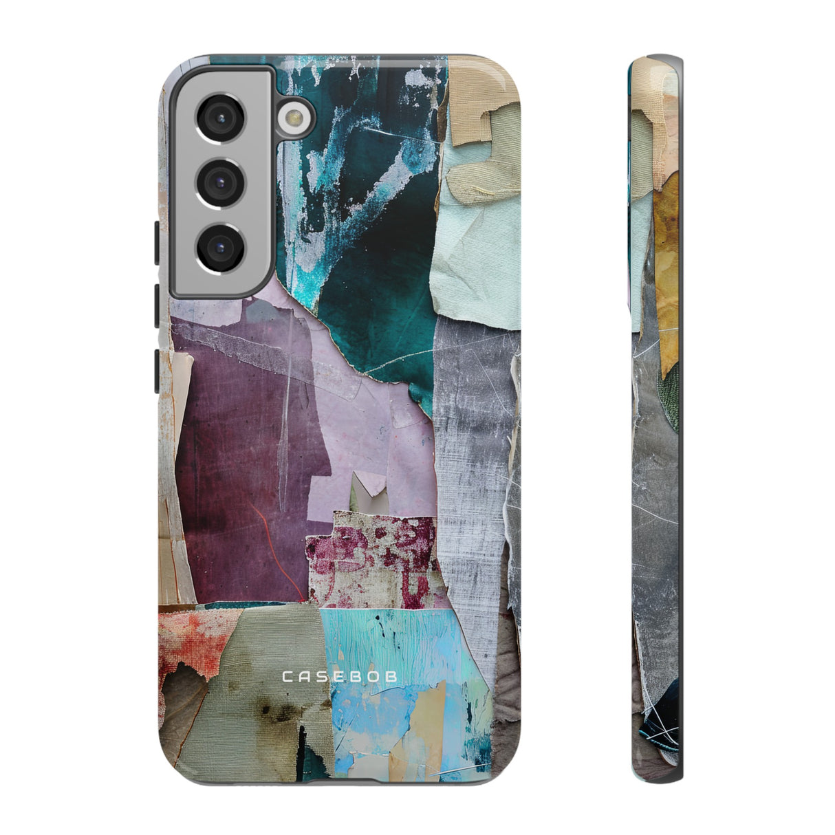 Textured Fabric Fusion - Protective Phone Case