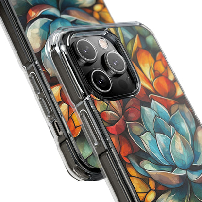 Vibrant Succulent Garden iPhone Case - Impact