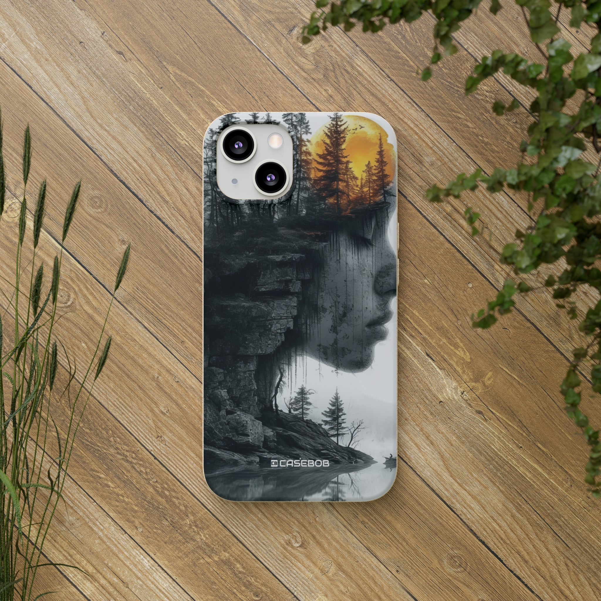 Nature's Reflection | Biodegradable Phone Case