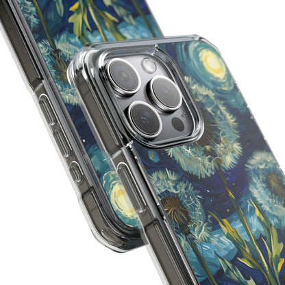 Dandelions Under Starlight iPhone Case - Impact