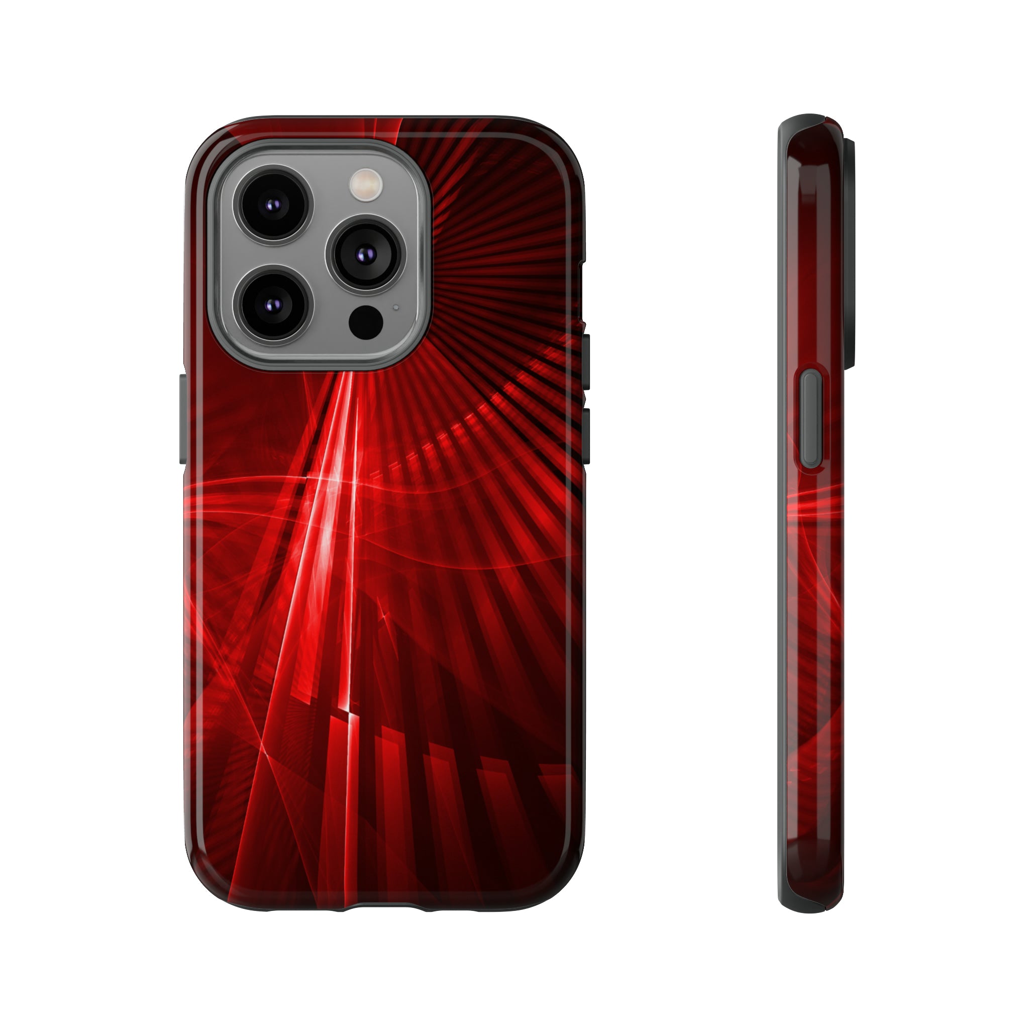 Red Disco Lights - Protective Phone Case