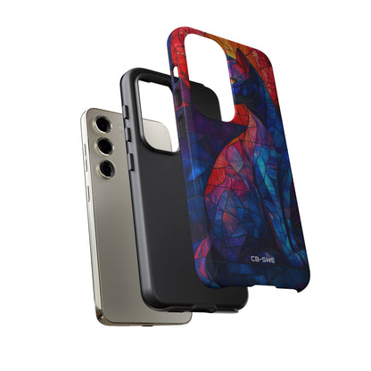 Cat Silhouettes Glow - Samsung Case