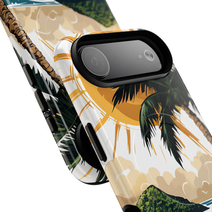 Sunny Palm Breeze iPhone 17 Air Case - Tough+