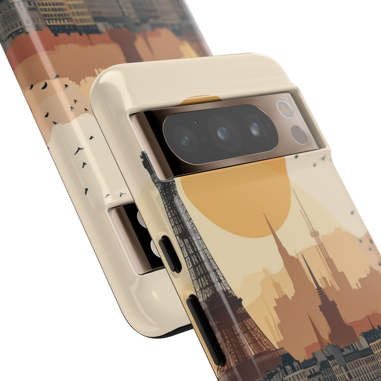 Parisian Sunset Serenity | Protective Phone Case for Google Pixel