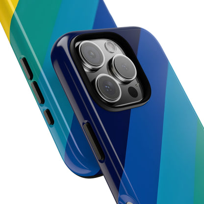 Diagonal Color Spectrum - iPhone Case