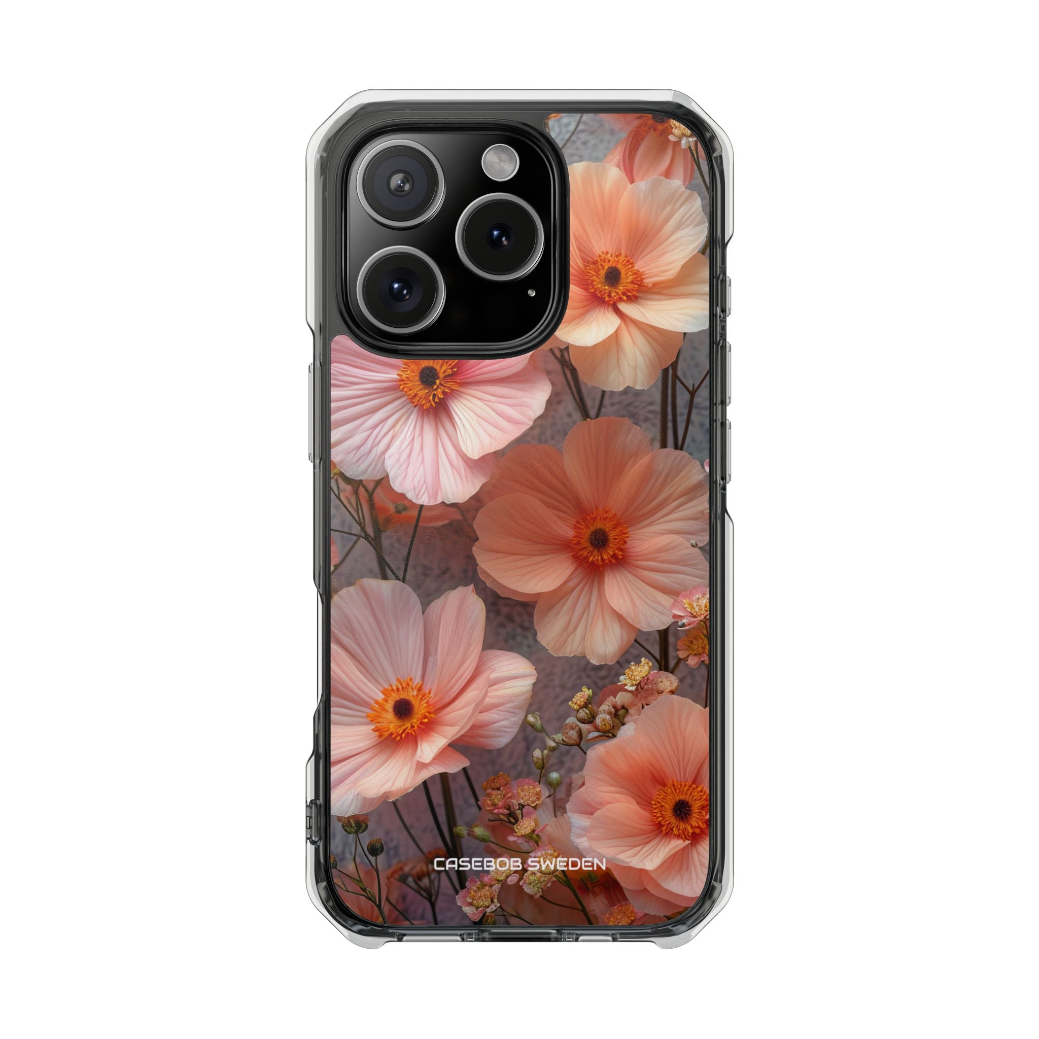 Serene Botanical Blooms - Clear Impact iPhone 16 Phone Case