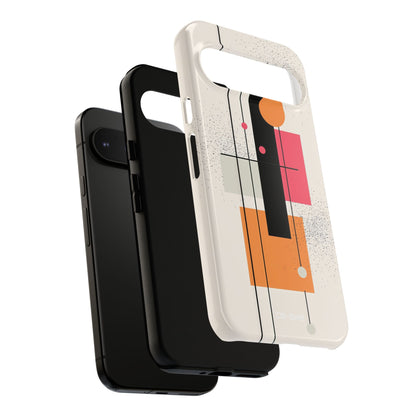 Shapes Dance Playfully - Google Pixel Case