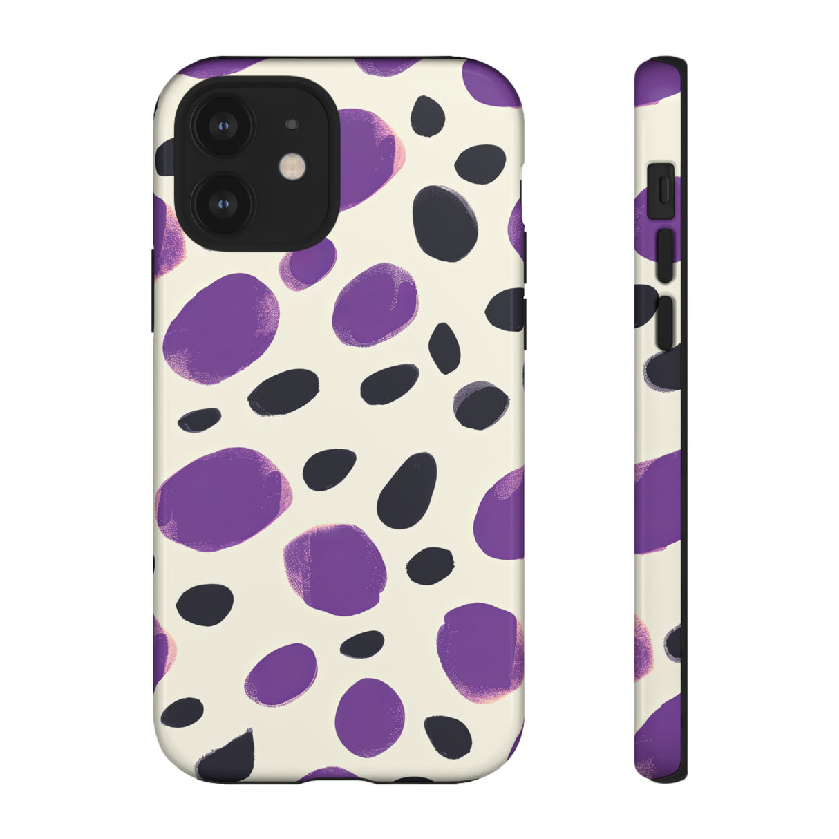 Purple Dot Matrix Case - Protective Phone Case