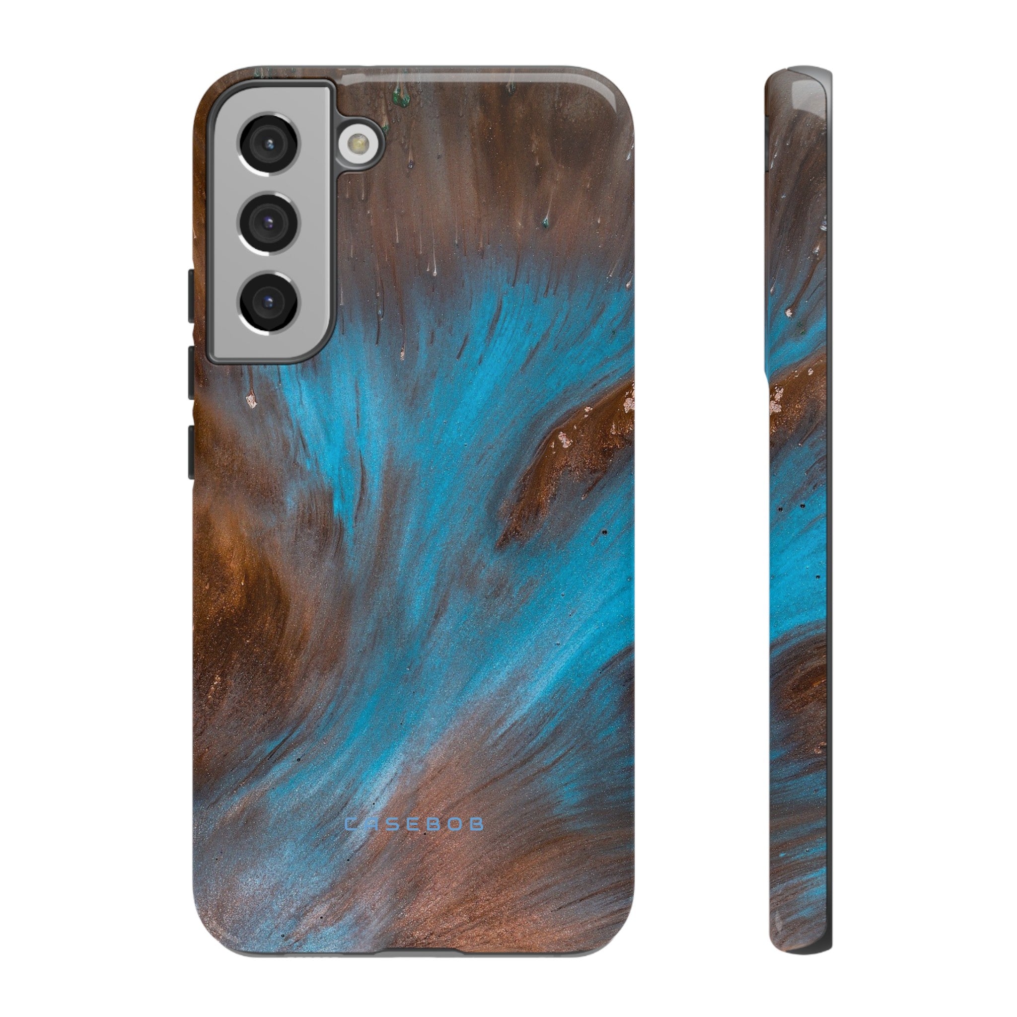 Blue Lagoon Ink Art - Protective Phone Case