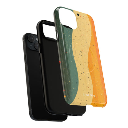 Wavy Forest Veil iPhone 15 Plus Case - Tough+