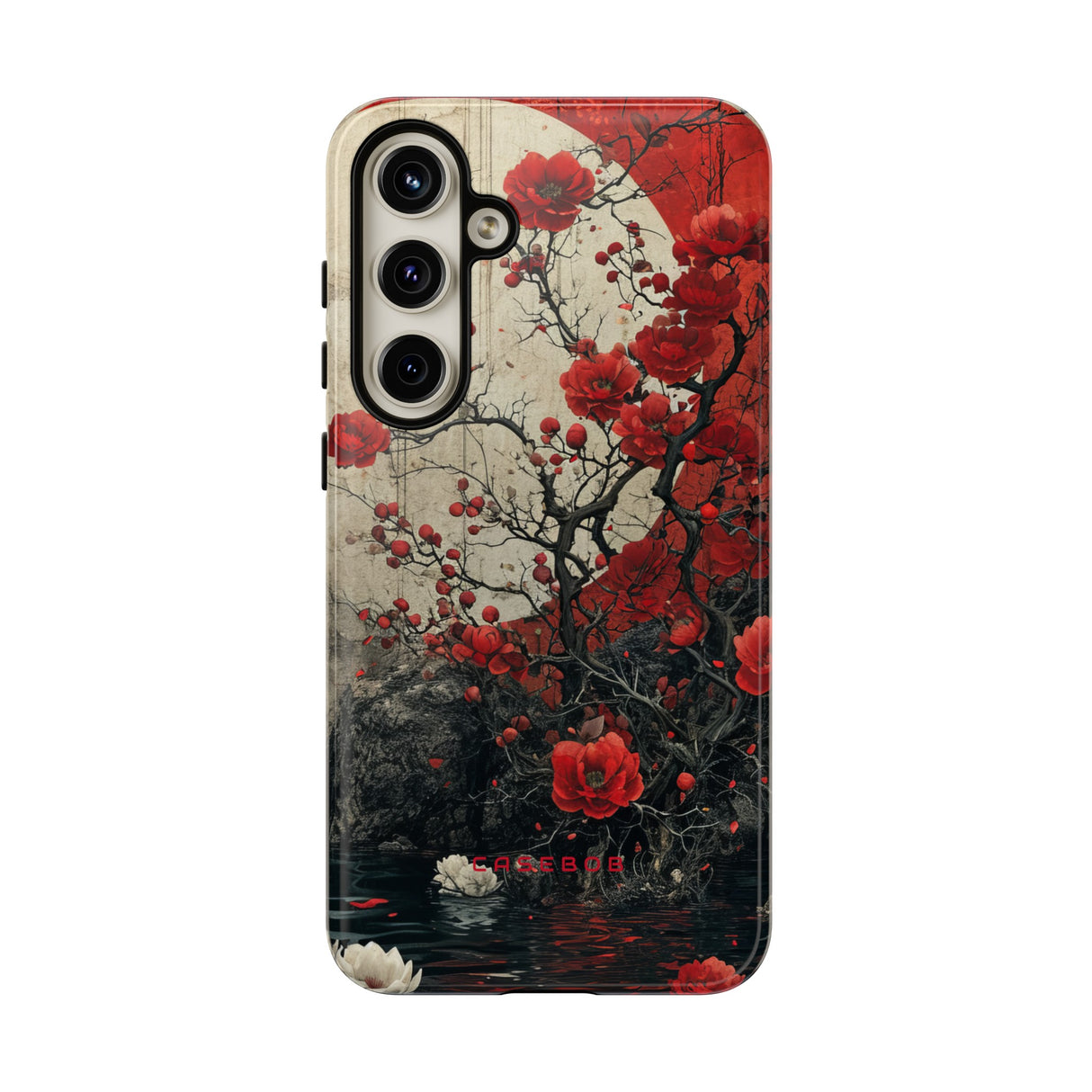 Moonlit Rose Peace - Protective Phone Case