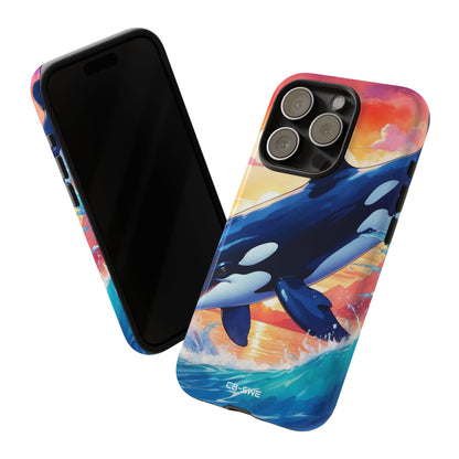 Orca Leaps Joyfully - iPhone Case