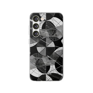 Geometric Elegance | Flexible Phone Case for Samsung Galaxy