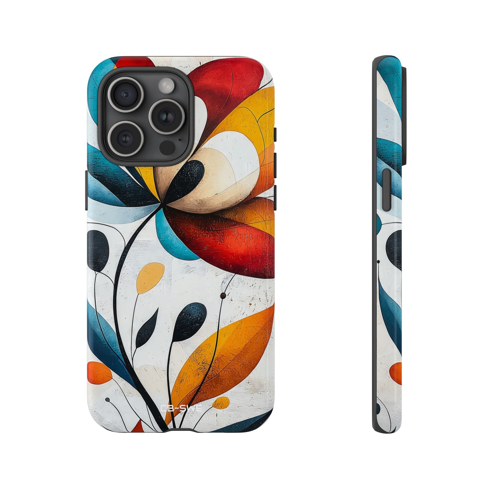 Vibrant Floral Symphony - iPhone Case