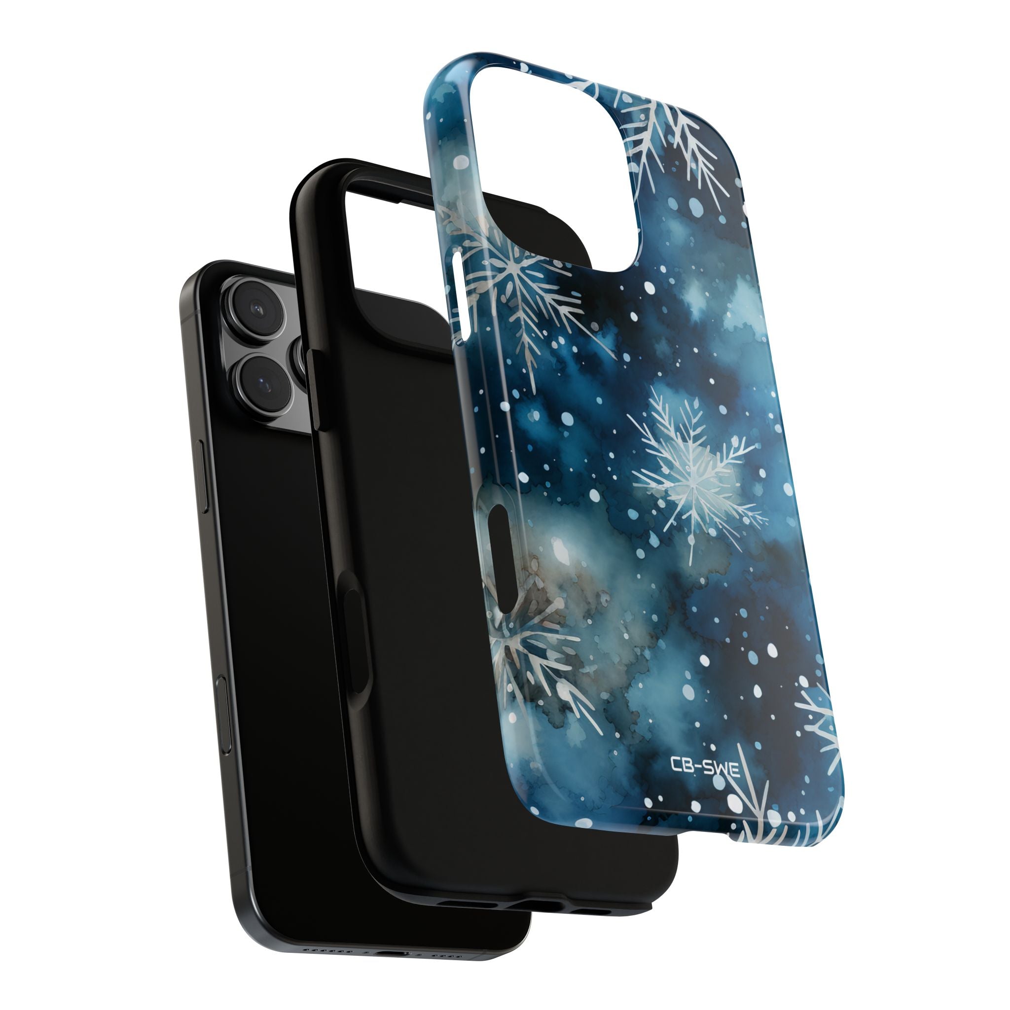 Snowflakes Dance Gracefully - iPhone Case