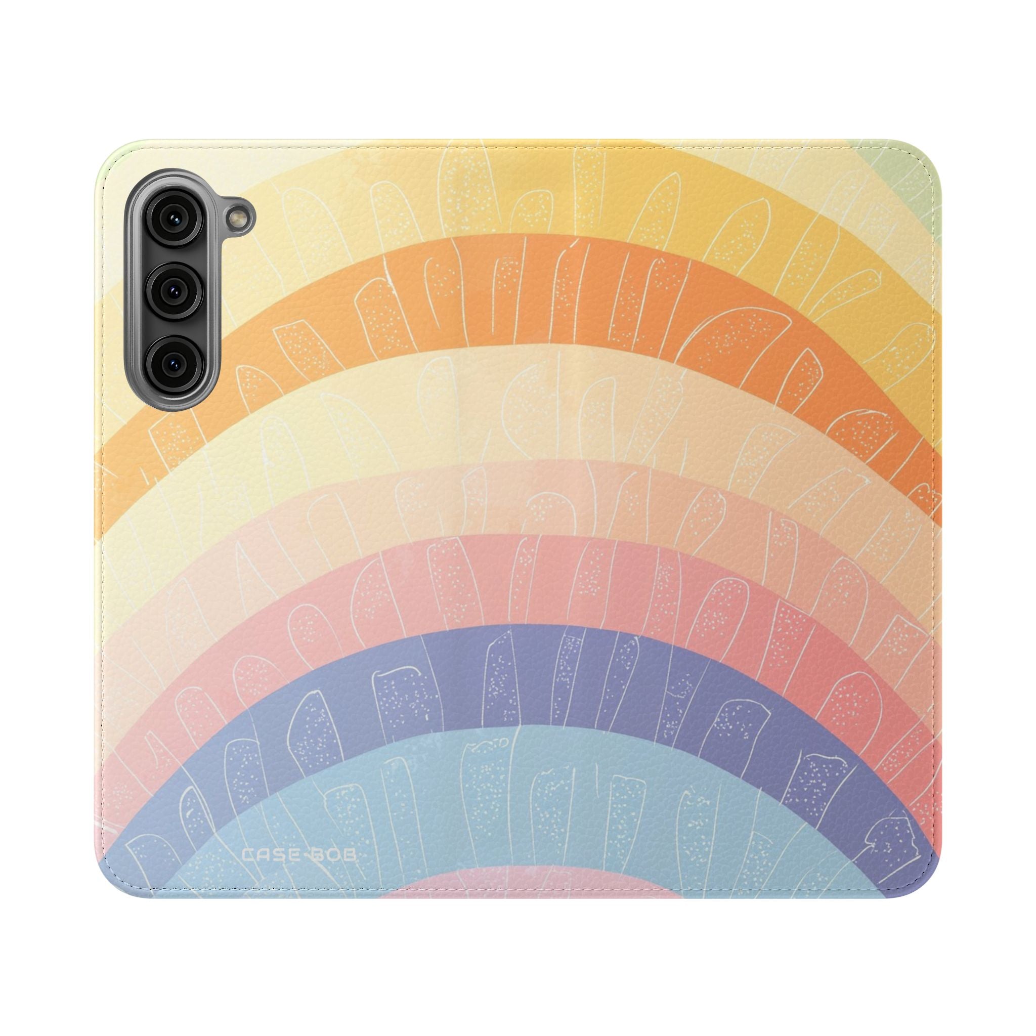 Pastel Rainbow Glow - Samsung S23+ Case - Wallet