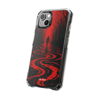 Red Path Mystery iPhone Case - Impact