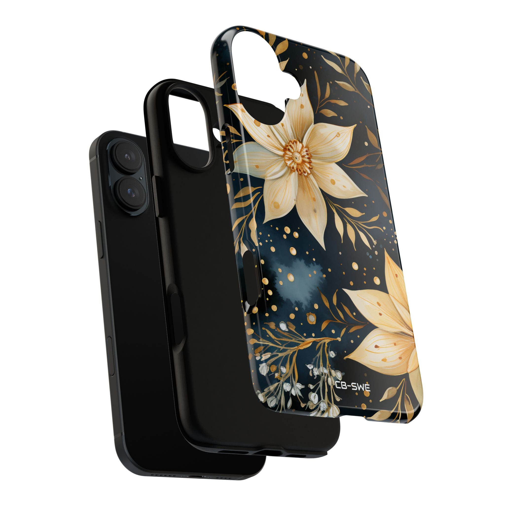 Floral Elegance Flourishes - iPhone Case