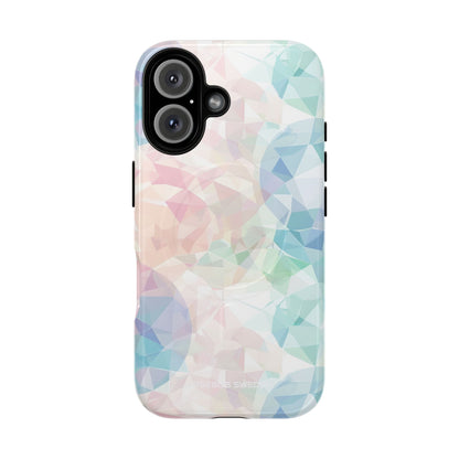 Pastel Geometry Background - Tough + MagSafe® iPhone 16 Phone Case