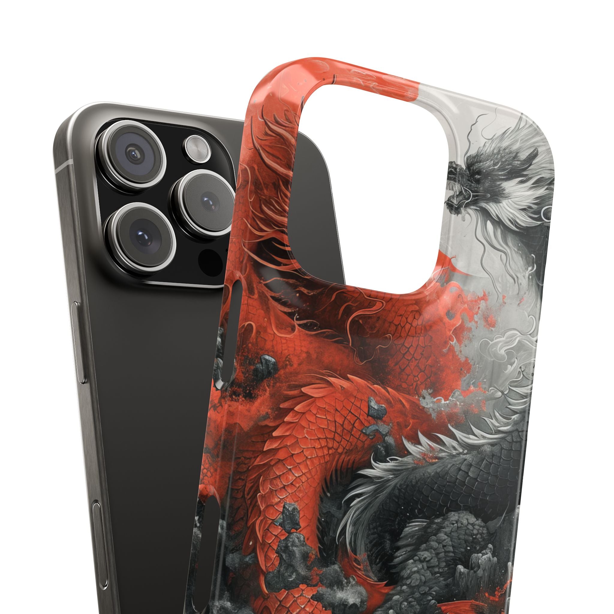 Zen Dragon Harmony iPhone 16 - Slim Phone Case