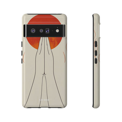 Hands Embrace Sun - Google Pixel Case
