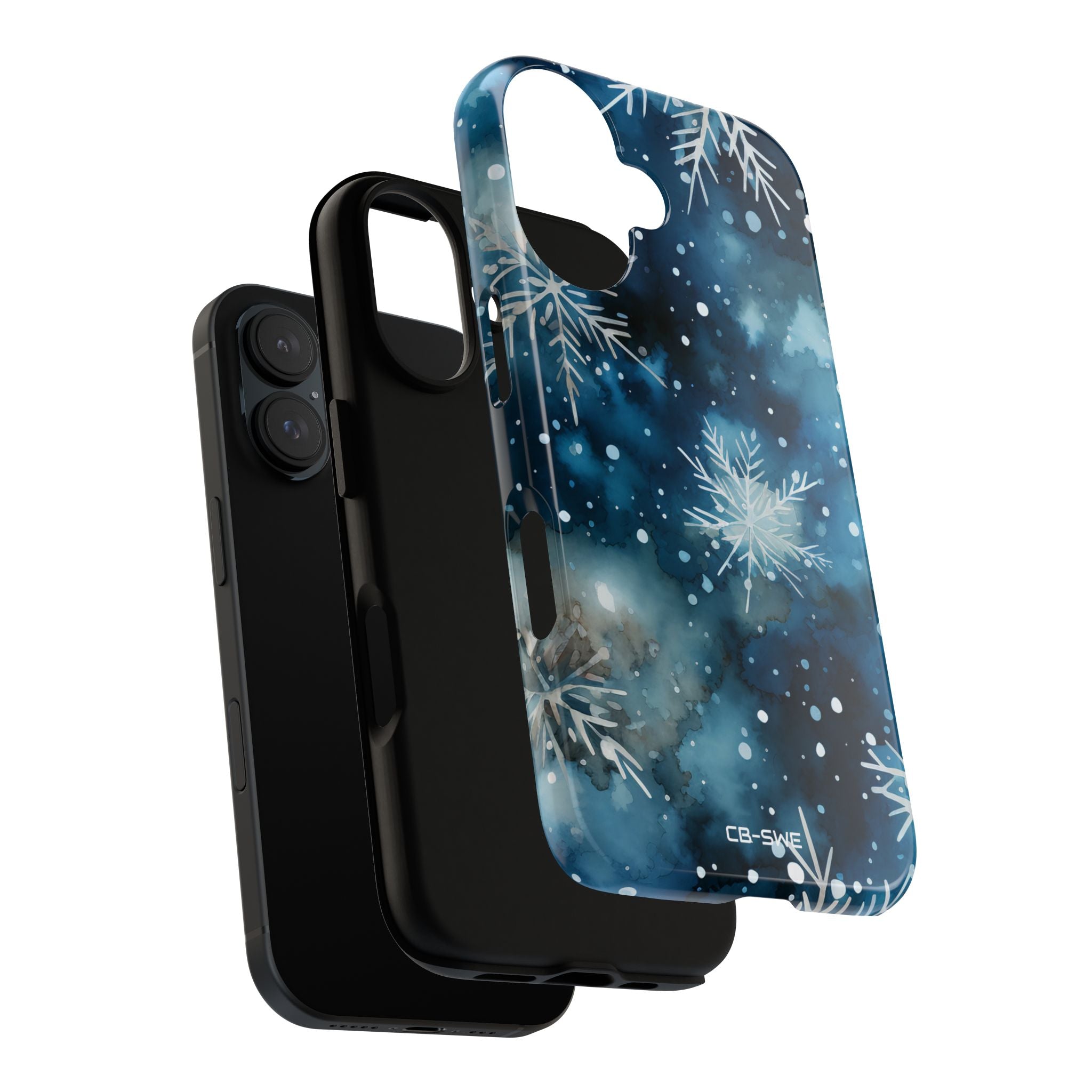 Snowflakes Dance Gracefully - iPhone Case