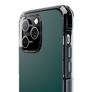 Deep Jungle Green | Handyhülle für iPhone (Clear Impact Case – magnetisch) 